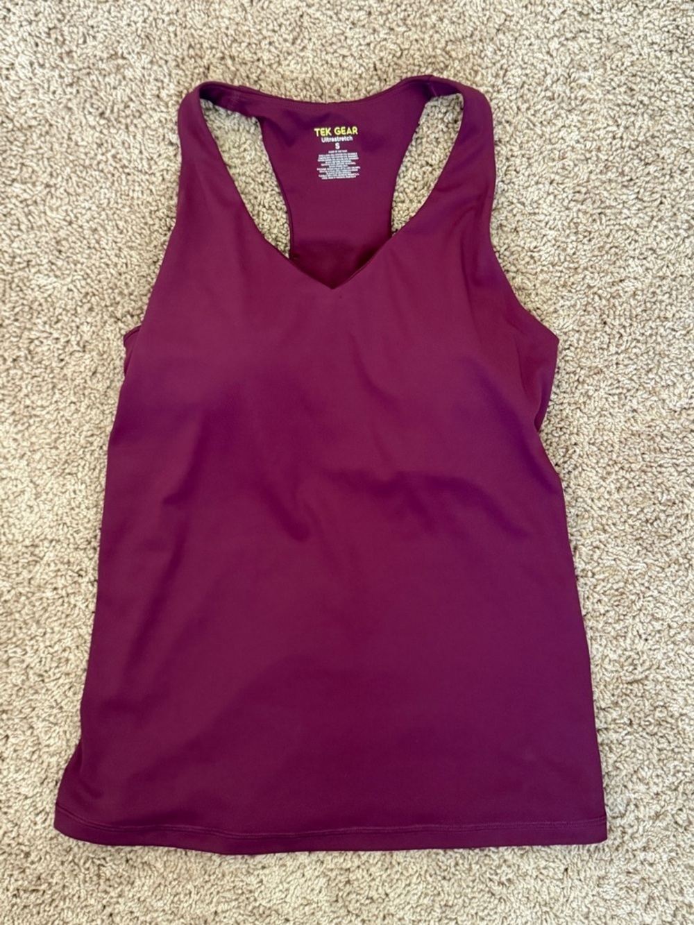 tek gear Women's Racerback Tank Top - Plum Berry
